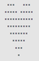 How to create a heart pattern using JavaScript