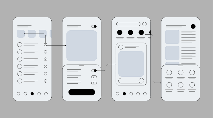 Comparison between Sketch and Figma wireframe