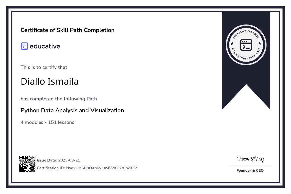 Path Certification