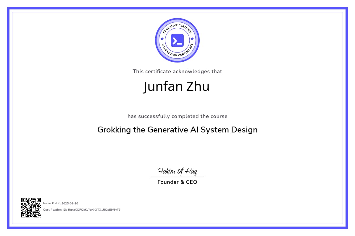 Course Certificate