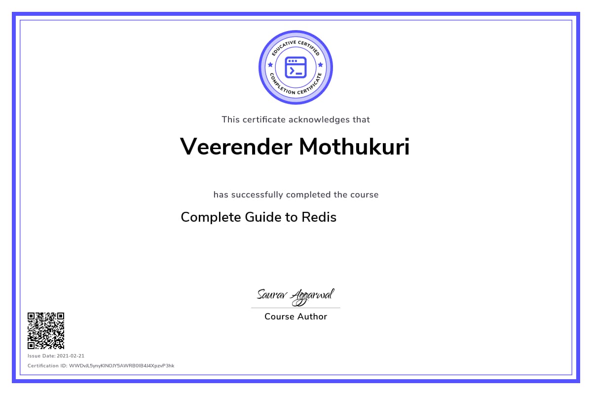 Personalized Path Certificate