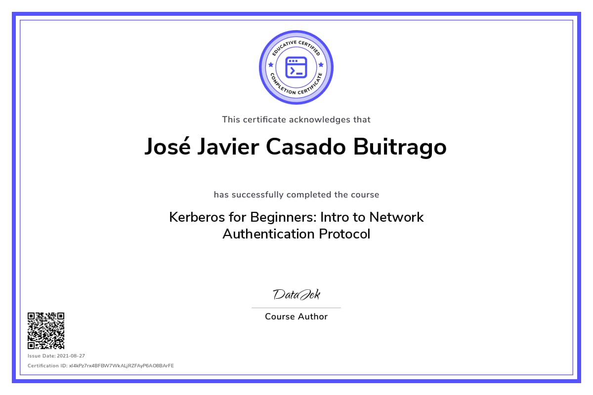 Personalized Path Certificate